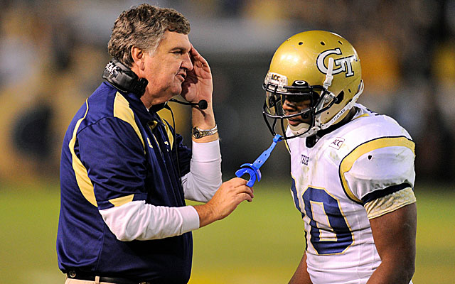 Georgia Tech coach Paul Johnson has won 14 games over the last two seasons. (USATSI)