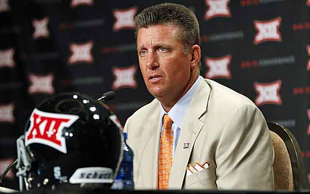 Oklahoma State's Mike Gundy doesn't like lobbying, but he might have to in the playoff era. (USATSI)