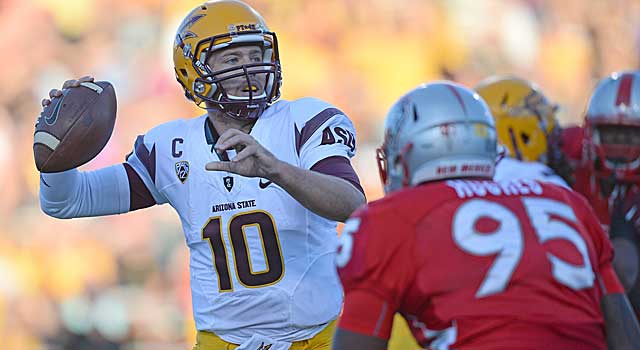 The Sun Devils could be without Taylor Kelly until they face Stanford. (USATSI)