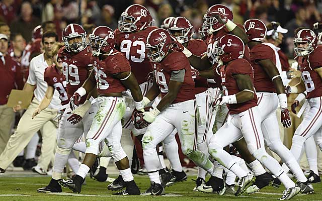 Alabama is No. 1 in the playoff rankings and No. 1 in 'game control.'  (USATSI)