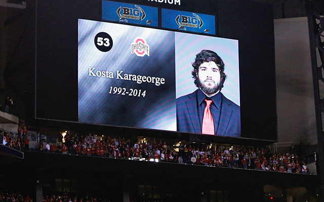 Kosta Karageorge walked on to the Ohio State football team in August 2014. (Getty Images)