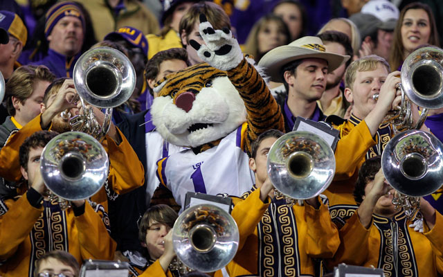 LSU's band is doing a nice deed for South Carolina this week. (USATSI)