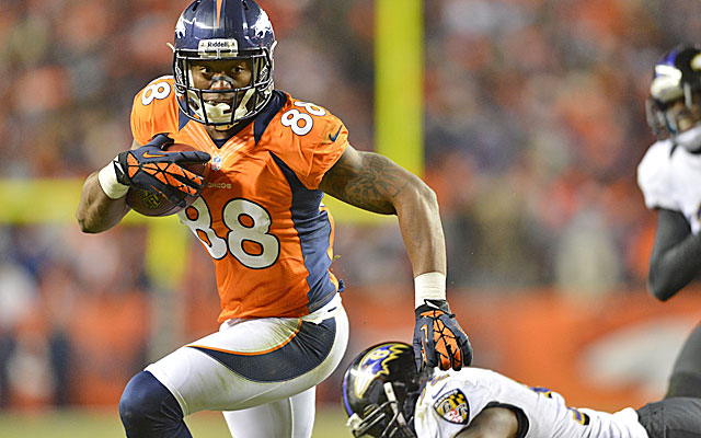 NFL players like the Broncos' Demaryius Thomas won't be able to play without thigh or knee pads this season.(USATSI)