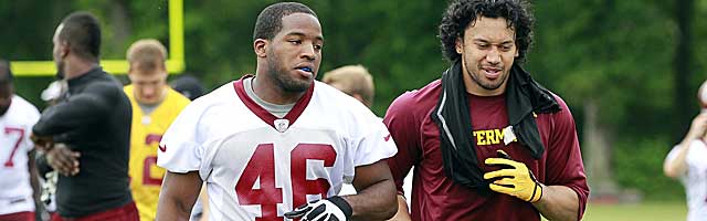 When Alfred Morris carried 20-plus times in 2012, good things happened for the Skins. (USATSI)