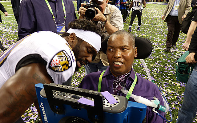 O.J. Brigance can't speak, but his words always hit their target 