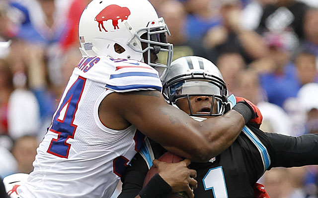 Buffalo's Mario Williams could have a field day against the Dolphins' O-line. (USATSI)