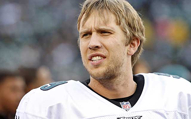 Nick Foles throws seven TDs -- but his status as the Eagles starting QB remains unclear. (USATSI)