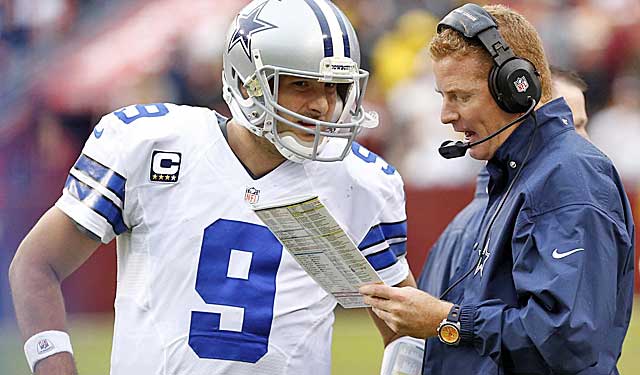 Tony Romo and Jason Garrett will have to come up with a Week 17 plan. (USATSI)