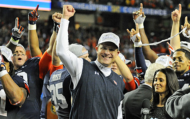 Auburn's Gus Malzahn has apparently caught the eye of the Cleveland Browns. (USATSI)