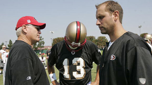 Mike Martz took Gase under his wing in Detroit and then San Francisco. (Getty Images)