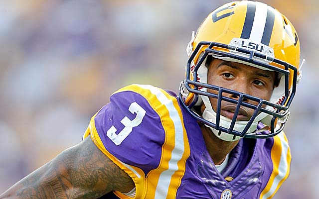 LSU wide receiver Odell Beckham Jr. (3) catches a pass during