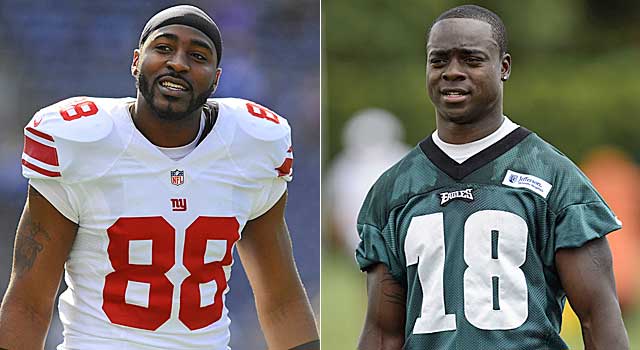 Expect guys like Hakeem Nicks and Jeremy Maclin back on one-year deals next year. (USATSI)