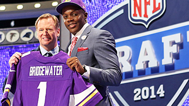 The Vikings score what looks like another great draft haul just as they did in 2013. (USATSI)
