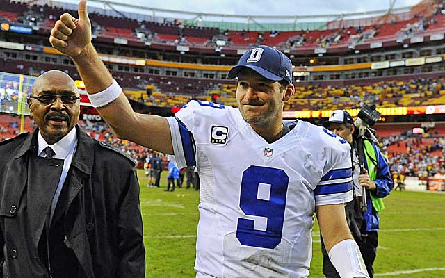 Tony Romo's player-friendly deal has the NFL's highest cap number at $27.773M.    (USATSI)