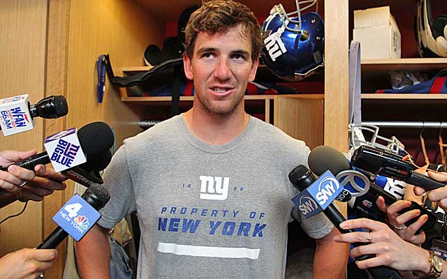 Eli Manning is out to prove to the Giants that his best playing days aren't behind him.(USATSI)