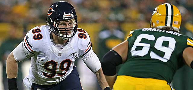Bears LB Shea McClellin figures to be on the radar for league GMs. (Getty Images)