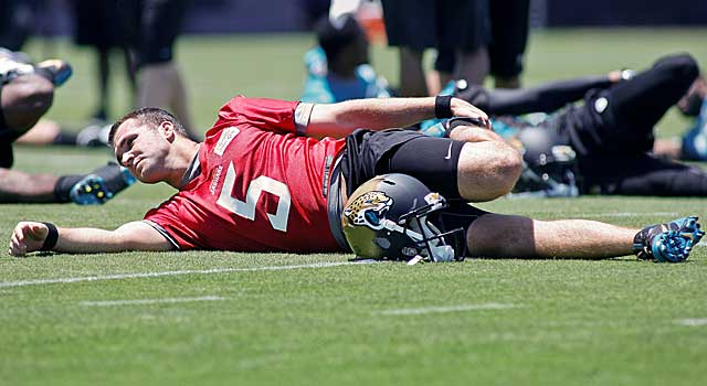 Free-agent quarterback Blake Bortles starts testing process to