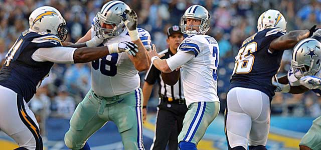 Brandon Weeden looks downfield, and sharp, against the Chargers last week. (USATSI)