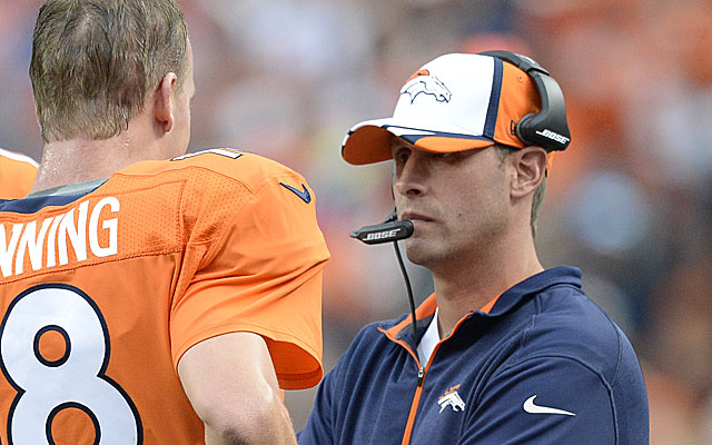 Adam Gase is only 36, but has the respect of Peyton Manning.  (Getty)