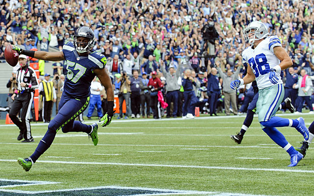 The Seahawks got an early boost with a blocked punt returned for a touchdown vs. the Cowboys. (USATSI)
