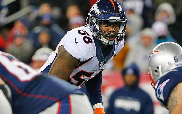 Von Miller rates No. 1 among playoff pash russers and forms a formidable duo with DeMarcus Ware.  (USATSI)