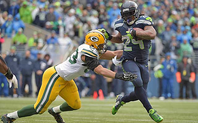 Marshawn Lynch has been a beast in the playoffs. (USATSI)