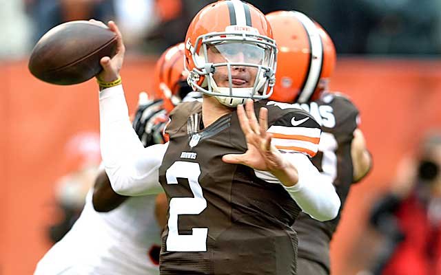 Johnny Manziel was woefully unprepared for his first NFL start against the Bengals. (Getty Images)