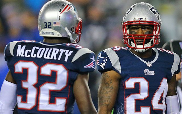 Devin McCourty and Darrelle Revis are the Patriots' most important potential free agents. (Getty Images)