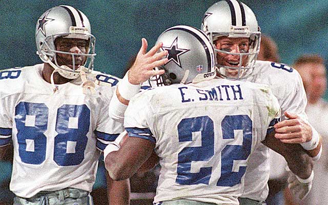 Troy Aikman, Michael Irvin and Emmitt Smith