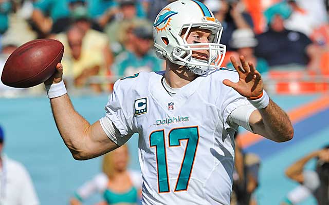 Ryan Tannehill appears to be growing into a franchise QB in Miami.  (USATSI)