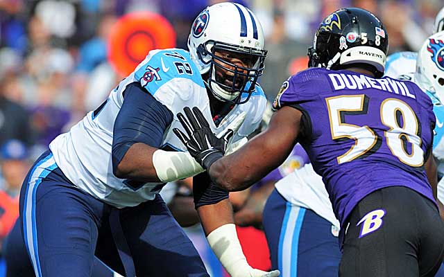 Michael Oher isn't the same player he used to be. (Getty Images)