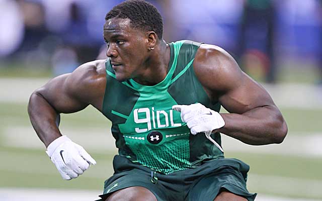 Frank Clark could be a steal as an edge rusher. (USATSI)