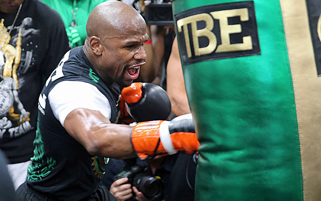 Oscar De La Hoya says referee Kenny Bayless favors Floyd Mayweather.  (Getty Images)