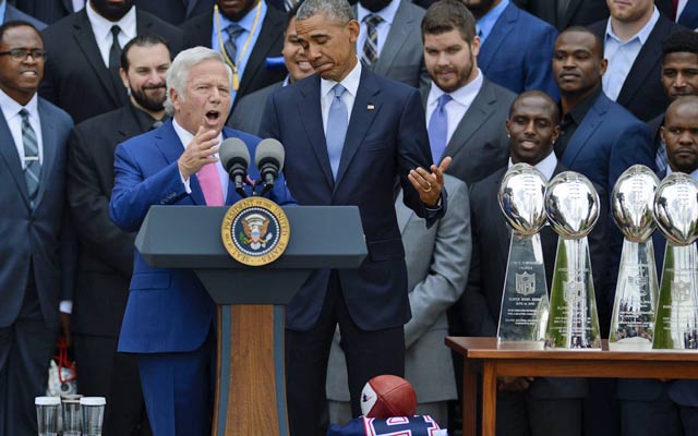It remains to be seen how Bob Kraft will respond to the NFL's sentence. (Getty Images)
