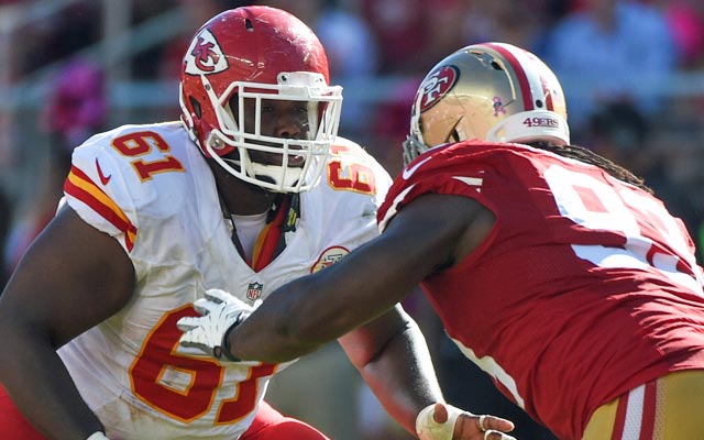 Rodney Hudson lacks accolades but not physical ability. (USATSI)