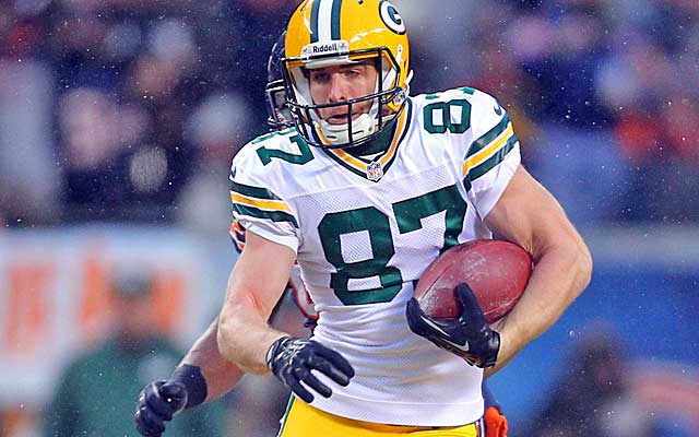 Jordy Nelson is an incredible value at $4.6M.  (USATSI)