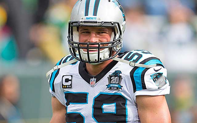 Luke Kuechly is a must-have in the middle of any defense.  (USATSI)
