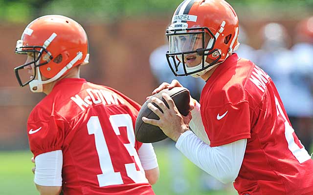 Can Johnny Manziel beat out Josh McCown? (USATSI)