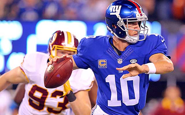 Giants roll over Redskins, 32-21