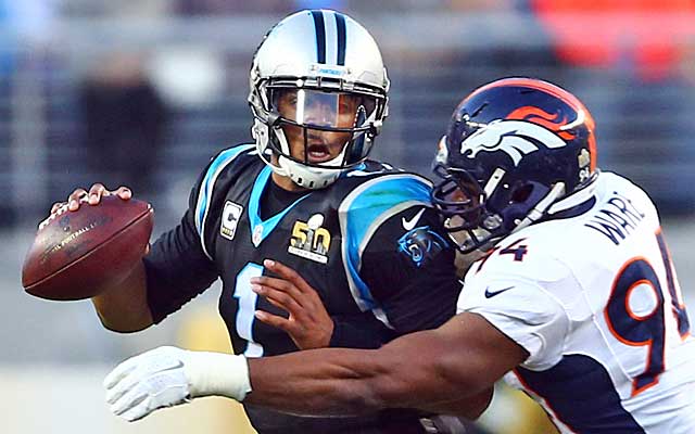Cam Newton ran to the wrong tunnel at halftime. (USATSI)