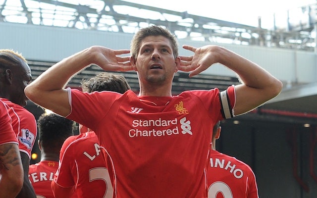 Steven Gerrard will swap will swap Merseyside for California.  (Getty Images)