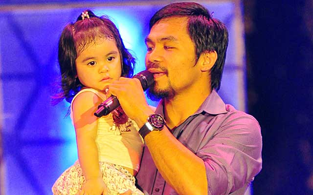 Manny Pacquiao Announces He S Retiring From Singing Cbssports Com