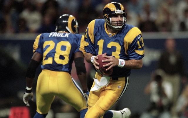 Kurt Warner is the only quarterback to throw for 300 yards or more in three Super Bowls.  (Getty Images)