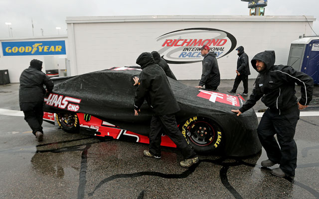 NASCAR's Toyota Owners 400 at Richmond has been postponed because of rain. (Getty Images)
