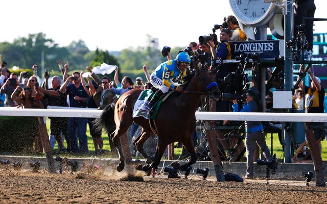 American Pharoah completed the Triple Crown on Saturday, winning the Belmont Stakes. (USATSI)