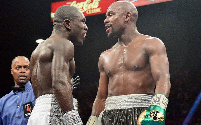 After a clear victory, Floyd Mayweather says his career is over. (USATSI)