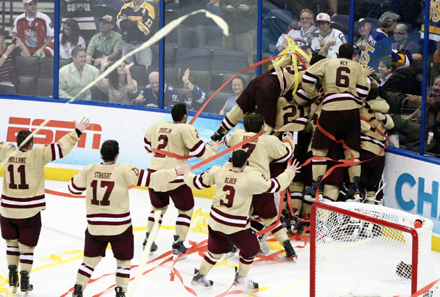 College hockey's national tournament kicks off Friday afternoon as 16 teams seek a trip to the 2013 Frozen Four. (USATSI)