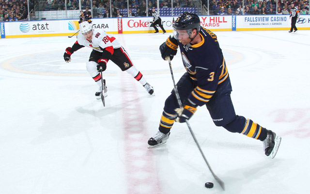 Jordan Leopold was traded to the St. Louis Blues on Saturday for draft picks (Getty)