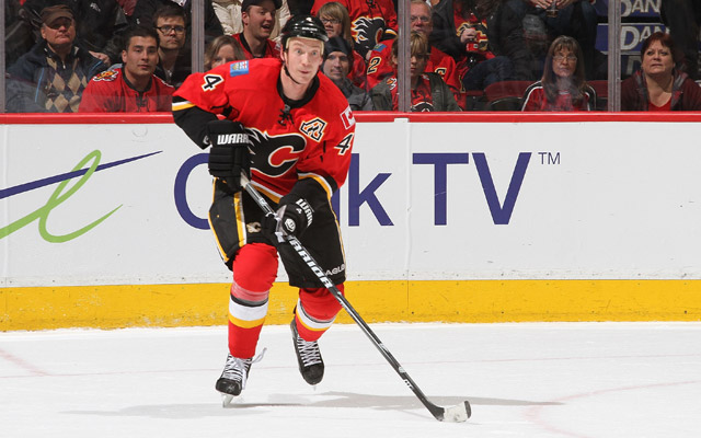 Bouwmeester has six goals and nine assists this season for Calgary. (Getty Images)
